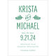 Frond Flourish Save the Date Cards Image 3 of 4